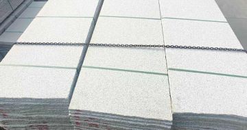 内江芝麻白毛板，石材毛板