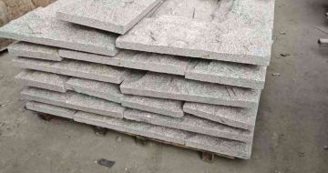 内江芝麻白蘑菇石，自然面