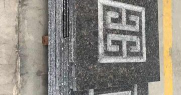 内江英国棕回纹雕刻版