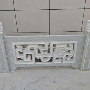 内江芝麻白河道栏杆 桥栏杆