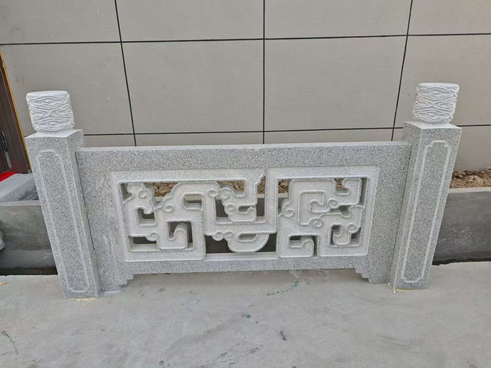 内江芝麻白河道栏杆 桥栏杆