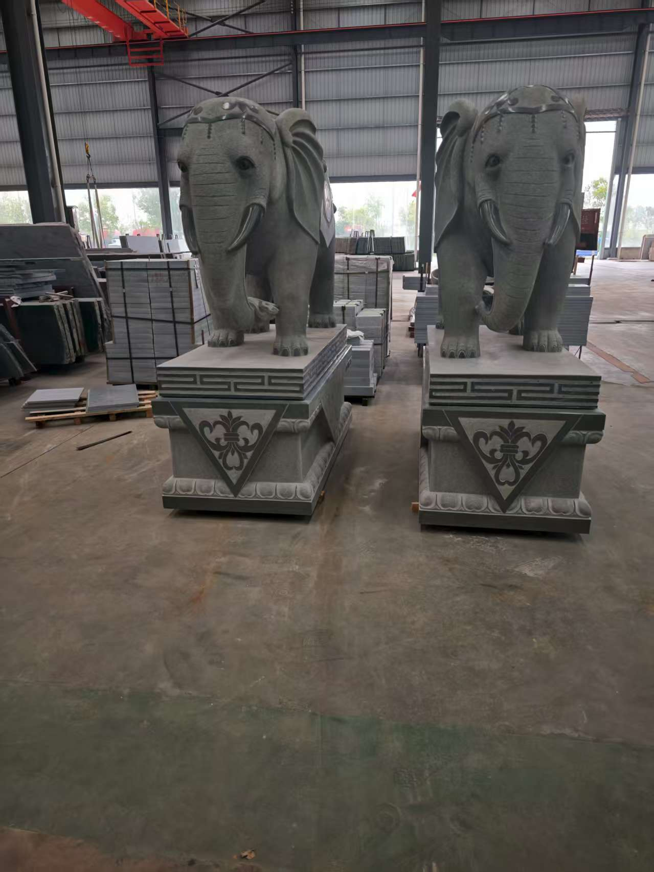 内江芝麻灰花岗岩对象 芝麻白芝麻灰大象